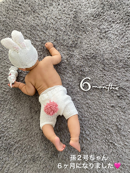 富士市美容室ミッシュヘアーの2023年7月6日のお知らせ『孫2号のかわいい写真』